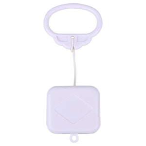 Pull Ring Music Box White ABS Plastic Pull String Clockwork Cord Music Box Baby Infant Kids Bed Bell Rattle Toy Baby Rattles