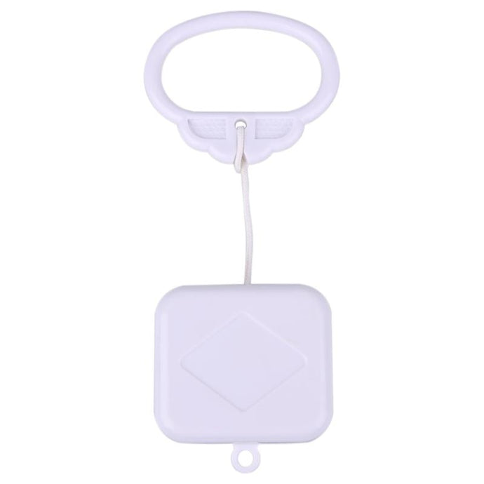 Pull Ring Music Box White ABS Plastic Pull String Clockwork Cord Music Box Baby Infant Kids Bed Bell Rattle Toy Baby Rattles