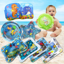 Load image into Gallery viewer, Baby Kids water play mat Inflatable thicken PVC infant Tummy Time Playmat Toddler Fun Activity Play Center water mat for babies